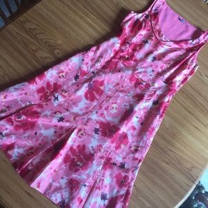 Ann Taylor Floral Print A-line Dress